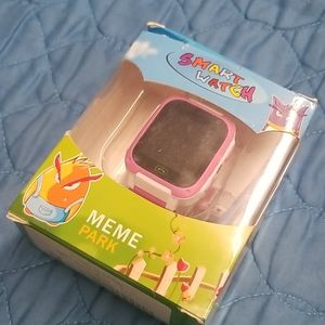 Pink meme park smart watch